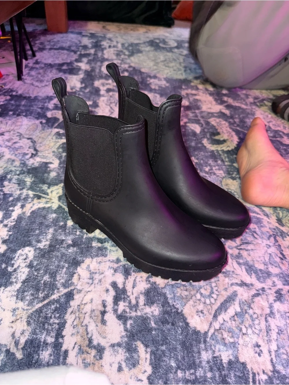 Jeffrey Campbell “cloudy” short rain booties